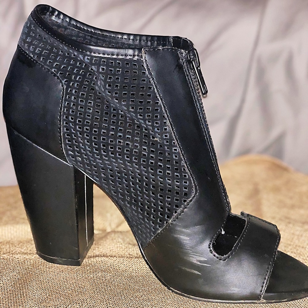 Kelsi Dagger Perforatex Open Toe Bootie